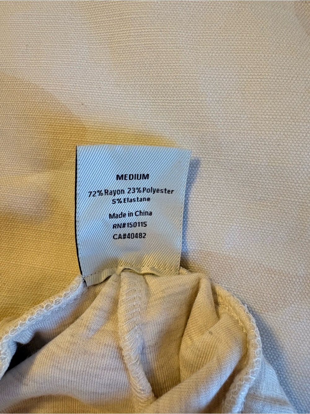 Varley Alder Cream Heathered Drawstring Waist Shorts-Size Medium - Picture 13 of 13